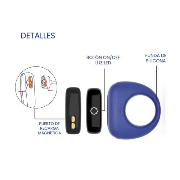 Anillo Vibrador Dante App Magic - Imagen 3
