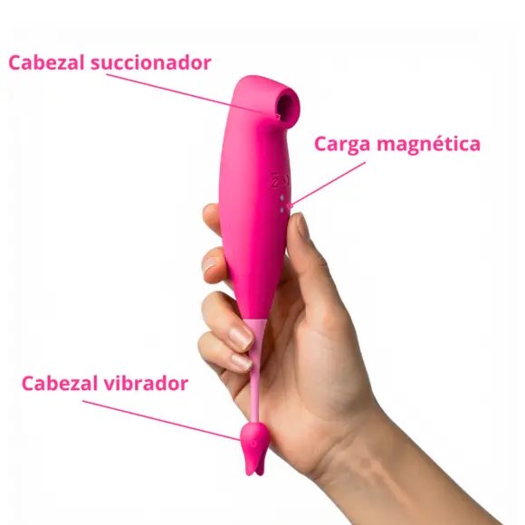 Woodpecker Succionador y vibrador 2 en 1 - Imagen 2
