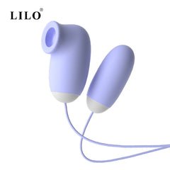 Huevo vibrador y succionador con Caja magnetica