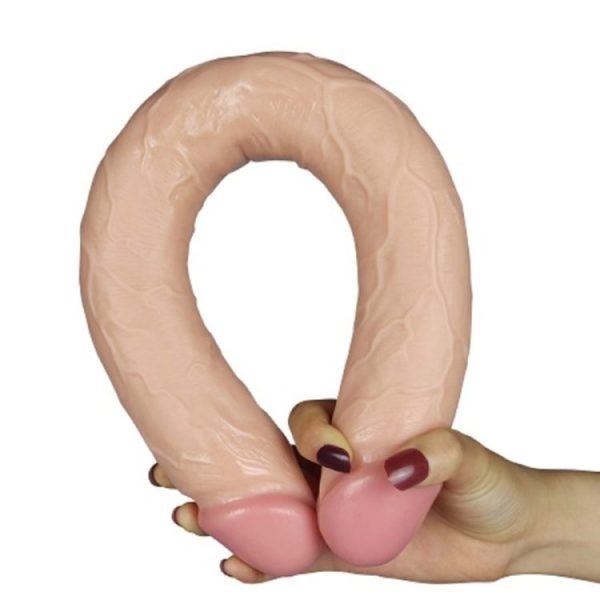 DILDO DOBLE SLIM ULTRA 43CM KINGSIZED LOVETOY - Imagen 2