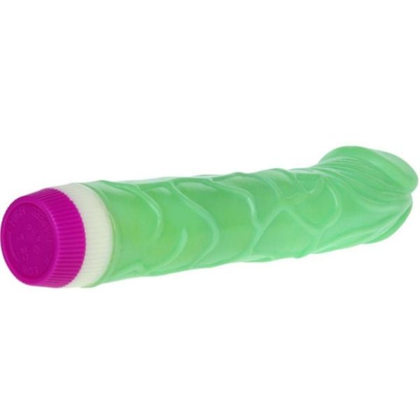 Dildo Vibrador Verde Multivelocidad - Imagen 2