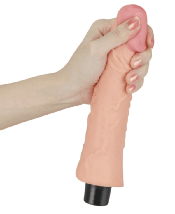 Dildo vibrador 22 cm RealSoftee - Imagen 2