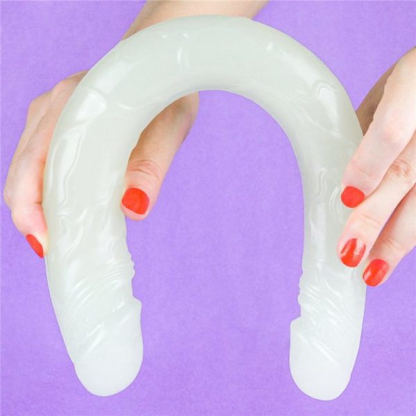 Dildo doble luminiscente Lumino 37cm - Imagen 4