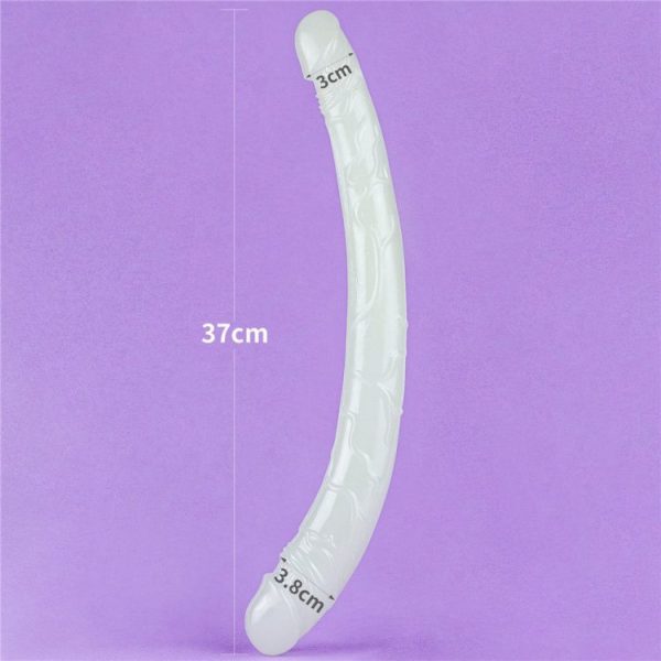 Dildo doble luminiscente Lumino 37cm - Imagen 2