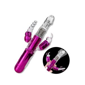 Vibrador Triple Estimulacion Con Bolas ( viene en bolsa)