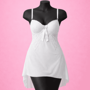 🤍 Babydoll Blanco – Talla 34C