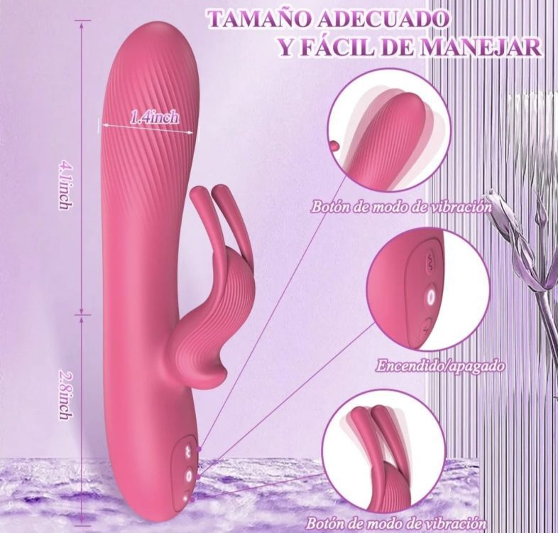 💗 Vibrador Estimulador Punto G y Clítoris - Imagen 3