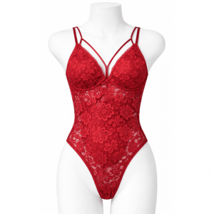 Body encaje rojo