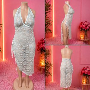 Vestido de Encaje Blanco