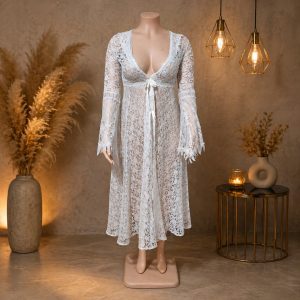 Babydoll de Encaje Blanco