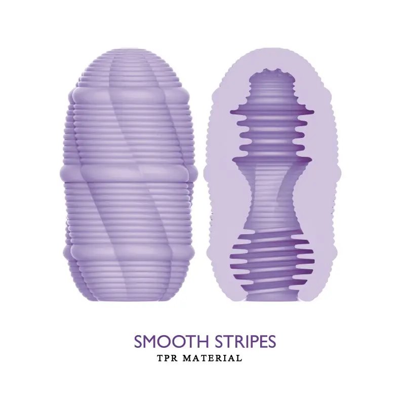 Masturbador Reversible – Smooth Stripes - Imagen 3