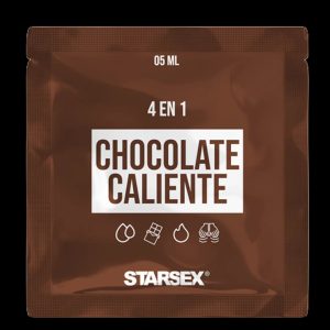 Chocolate Caliente Starsex – Lubricante 4 en 1 Efecto Calor Sachet 5 ml