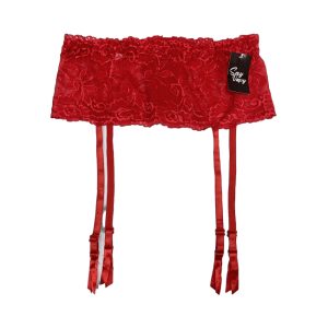 Portaligas Rojo de Encaje