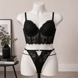Conjunto Negro Encaje
