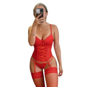 Corset Samantha Rojo