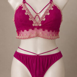 Conjunto Fuscia Oscuro