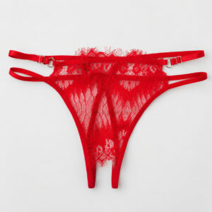 Tanga Encaje Rojo