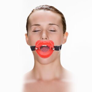 Mordaza BDSM Boca Abierta Negra