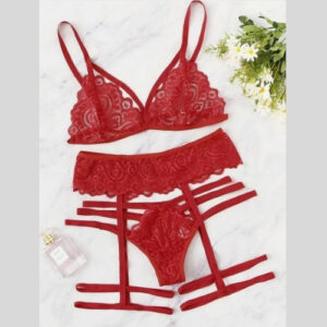 Conjunto de Lencería Rojo