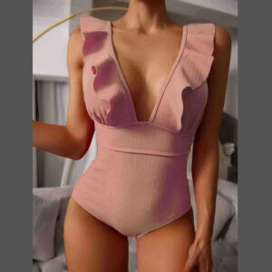 Traje de Baño Enterito Rosa