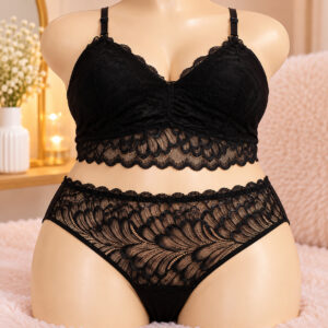 Conjunto de Lencería Black Elegance